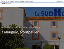 Tablet Screenshot of hotel-montpellier.net